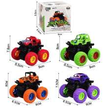 Children's four-wheel drive inertial off-road vehicle. Children's car toys. 360 degree rotation simulation stunt swing car toy stall