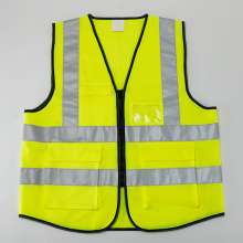 Wholesale Reflective Vest No Pocket Printing Reflective Vest Municipal Traffic Sanitation Workwear Reflective Clothes Reflective Clothes