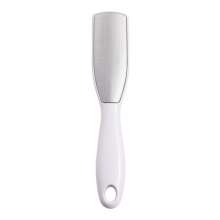 Foot grinder to exfoliate dead skin. Calluses brush double-sided rub feet. Plate stainless steel foot file pedicure tool plus LOGO foot rub