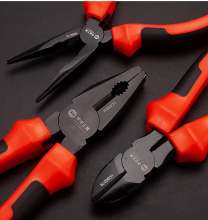 Tiger Cheng German oblique nose pliers tiger leather handle 6 inch 8 inch oblique nose pliers oblique pliers classic handle wire pliers sharp nose pliers
