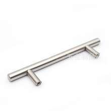 Stainless steel T handle. Wardrobe cabinet door drawer door handle. Solid hollow furniture metal handle