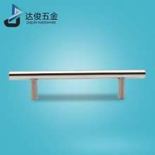 Stainless steel T handle. Wardrobe cabinet door drawer door handle. Solid hollow furniture metal handle