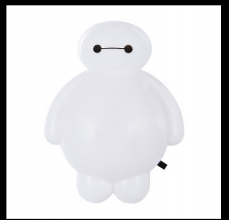 New and unique creative plug-in big white night light. Night light. For Taobao small gifts LED cartoon switch night light