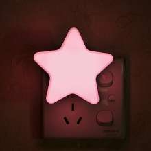 Explosive star light control night light night light. Cartoon night light. Customized logo practical gift led plug-in switch night light