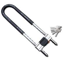 Glass door lock U-shaped lock. Shop door mortise lock. Double door anti-theft lock. With household extended U-shaped lock. Motorcycle lock
