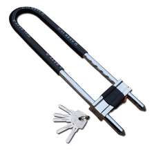 Glass door lock U-shaped lock. Shop door mortise lock. Double door anti-theft lock. With household extended U-shaped lock. Motorcycle lock