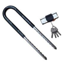Glass door lock U-shaped lock. Shop door mortise lock. Double door anti-theft lock. With household extended U-shaped lock. Motorcycle lock