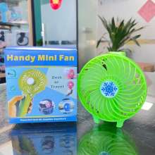 Snowflake Handheld Fan. Student dormitory LED folding fan. Portable USB Folding Handheld Fan