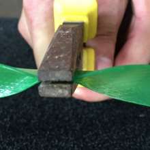 pet plastic steel belt green 1608/1910 tensile force 500kg. Pneumatic hot melt packing belt. Strap. Packing belt