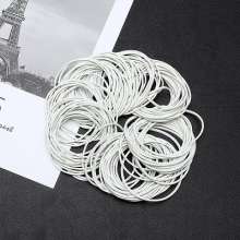 Diameter 50MM white Vietnamese rubber band. Leather cover leather ring rubber ring elastic beef rubber. Rubber band