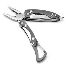 Stainless steel multi-function pliers. Multi-purpose pliers. Bottle opener. Portable outdoor knife. Gift gray MT399H