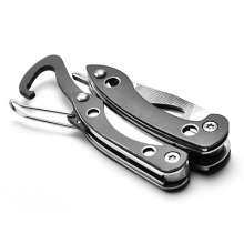 Stainless steel multi-function pliers. Multi-purpose pliers. Bottle opener. Portable outdoor knife. Gift gray MT399H