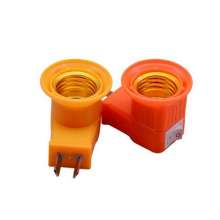Color new type with plug conversion lamp holder. Lamp holder. e27 lamp head screw mouth night light switch lamp head