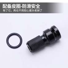 1/2 square handle to 1/4 hexagonal handle electric wrench adapter, telescopic elastic sleeve electric wrench adapter