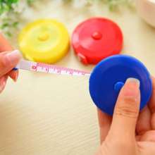 Supermarket gift candy color mini tape measure. Telescopic ruler Plastic measuring tape measure. Small round ruler 1.5 meters