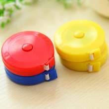 Supermarket gift candy color mini tape measure. Telescopic ruler Plastic measuring tape measure. Small round ruler 1.5 meters