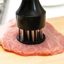 Steak and pork chops quickly loosen meat needle. Practical stainless steel meat tenderizer. Tender meat hammer hammer meat. Tender meat needle