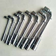 Supply elbow perforated socket wrench. L type wrench Elbow wrench. Automobile wrench factory outlet