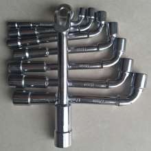 Supply elbow perforated socket wrench. L type wrench Elbow wrench. Automobile wrench factory outlet