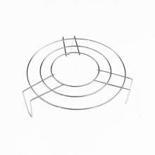 Stainless steel triangular steaming rack. Non-magnetic pot rack. High-legged tripod steaming rack.