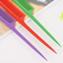 Color Long Tail Hair Salon Comb. Comb. Comb. Pick Comb Candy Color Plastic Makeup Comb