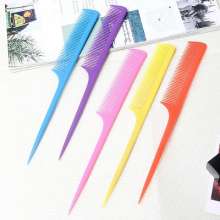 Color Long Tail Hair Salon Comb. Comb. Comb. Pick Comb Candy Color Plastic Makeup Comb