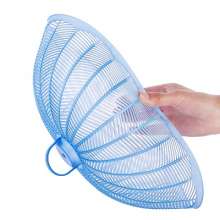 Colorful plastic dining table cover meal cover. Kitchen summer anti-fly vegetable cover. Round cover vegetable cover