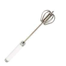 Semi-automatic egg beater .Manual pressing rotary cream mixer