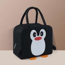 Student cartoon portable lunch bag. Thickened aluminum foil bento bag insulation lunch box bag lunch bag. Tote bag.
