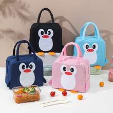Student cartoon portable lunch bag. Thickened aluminum foil bento bag insulation lunch box bag lunch bag. Tote bag.