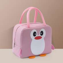Student cartoon portable lunch bag. Thickened aluminum foil bento bag insulation lunch box bag lunch bag. Tote bag.