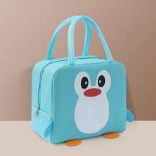 Student cartoon portable lunch bag. Thickened aluminum foil bento bag insulation lunch box bag lunch bag. Tote bag.