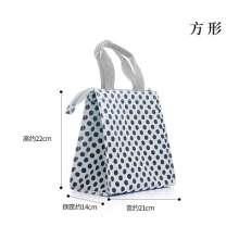 Cylinder insulation bag. Thickened lunch bag. Bag large portable lunch box bag. Aluminum foil round lunch bag portable