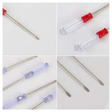 Crystal screwdriver. Screwdriver. Metric household flat-head flat-blade screwdriver with multiple styles and models