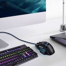 7-button wired chicken mouse. Colorful RGB gaming wired gaming mouse X8. Mouse
