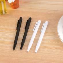 新款小圆珠笔 黑杆黑芯塑料笔记本配套笔 笔 文具