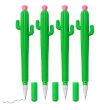 Cute cartoon stress reliever. Ball pen. Cactus soft glue neutral pen students creative stationery cactus made