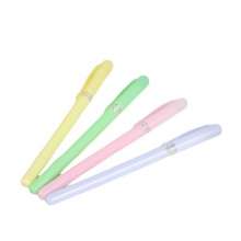 Exquisite advertisement gift pen wholesale plastic simple insert sleeve color rod blue core ballpoint pen. Pen. Stationery