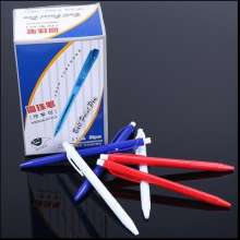 Solid color plastic press color pen holder. Oil pen wholesale logo printing. Click next to jump ball pen pen stationery