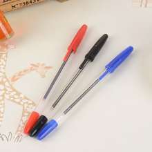 AD logo customized simple oil pen. Creative plastic sleeve straight pen. Stationery. Ballpoint pen
