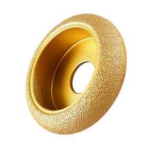 . Stone grinding wheel. Semi-circular concave slotted grinding head for Roman Columns. Grinding head of granite marble grinding brazing diamond Angle grinder