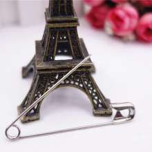 Rust - proof pin with multiple specifications. Steel wire safety pin. Safety large pin metal. Safety pins hold clothes in place