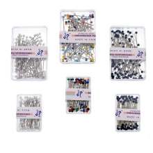 Colored glass head bead needle. Pin. Bead needle single color clothing pin positioning pin glass pin box