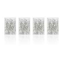 Colorful faceted diamond pearlescent needle. Hand sewing quilts with fixed pins. Clothing pins