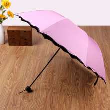 Add thick vinyl to water flowering umbrella. Sunblock sun umbrella. Triple fold sun umbrella