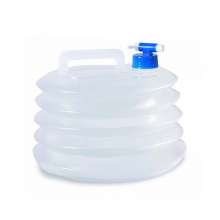 Portable water storage bucket for picnic car road trip. Large capacity folding bucket. Portable bucket. Car bucket