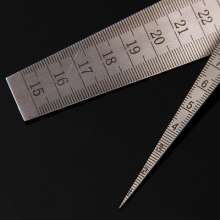 Wedge gauge. Stainless steel inner warp aperture clearance gauge. Precise measurement of wedge gauge single plug