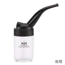 Creative water filter thick and fine smoke dual use smoker. Cigarette Holder. Mini Portable Acrylic Health Washable Filtered Water Pipe