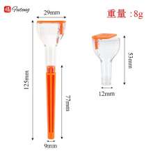Plastic funnel type horn tube cigarette roller. Spot new creative manual cigarette. Smoke filler