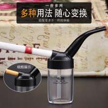 Acrylic water filter Bong. Mini portable water pipe. Healthy smoker. Water smoker